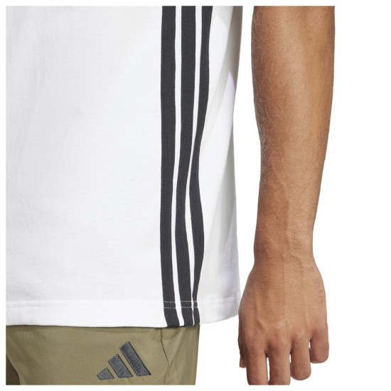 Adidas Ανδρική κοντομάνικη μπλούζα Essentials 3-S Single Jersey Tee